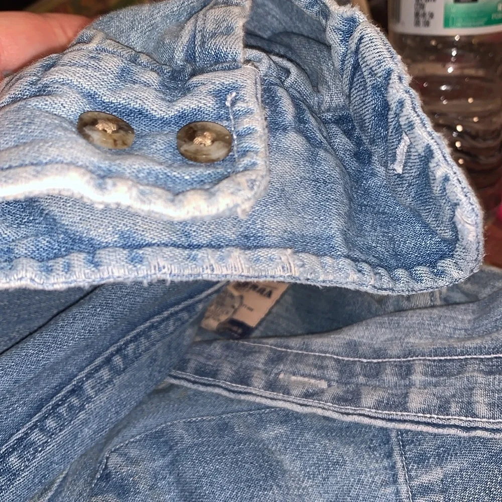 High Sierra Vintage Denim Long Sleeve Button up Shirt Size M - Picture 14 of 16